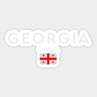 Georgia flag, Georgian flag Sticker